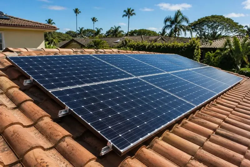 Installation de panneaux solaires à Bousies